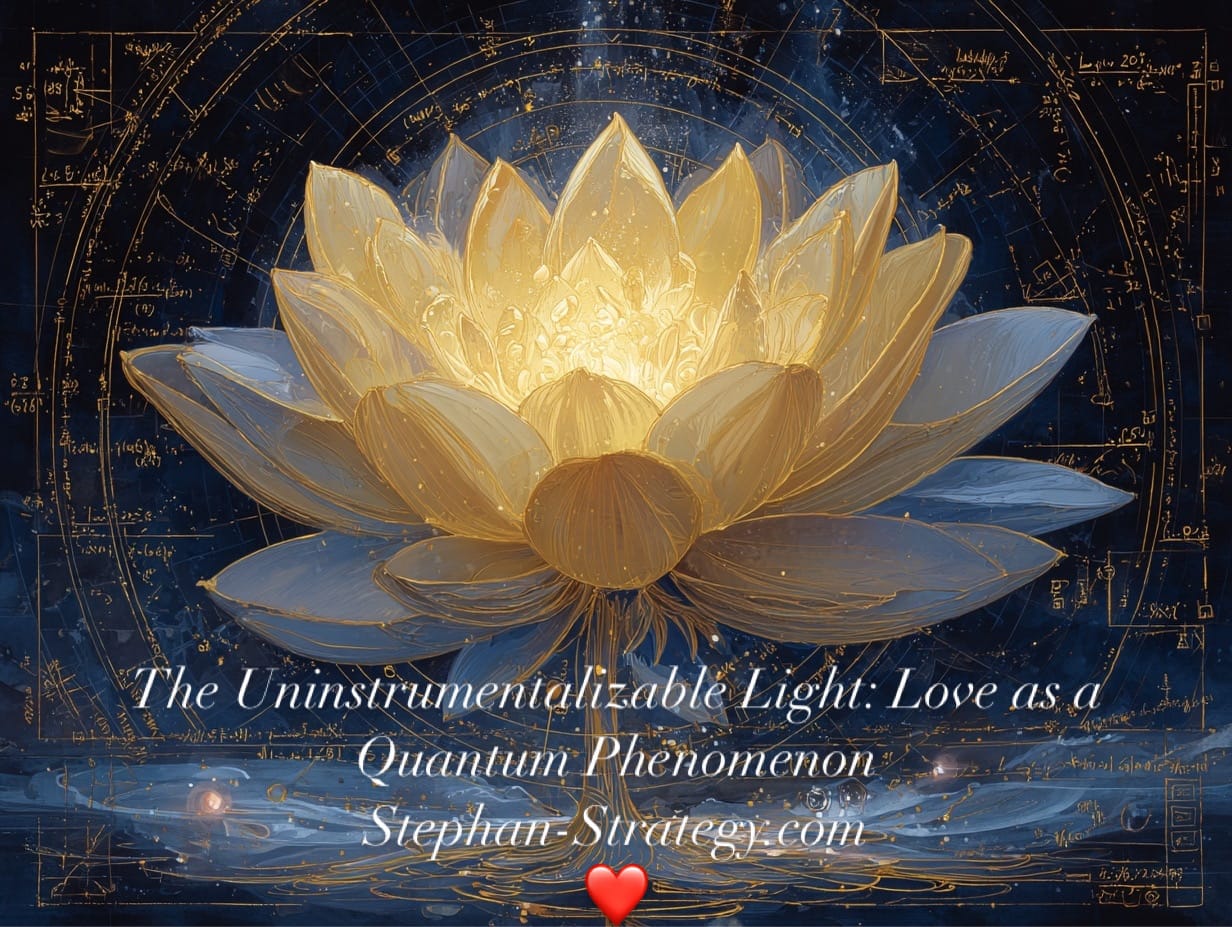 🇬🇧🇩🇪🇪🇸🇫🇷 The Uninstrumentalizable Light: Love as a Quantum Phenomenon ❤️💮