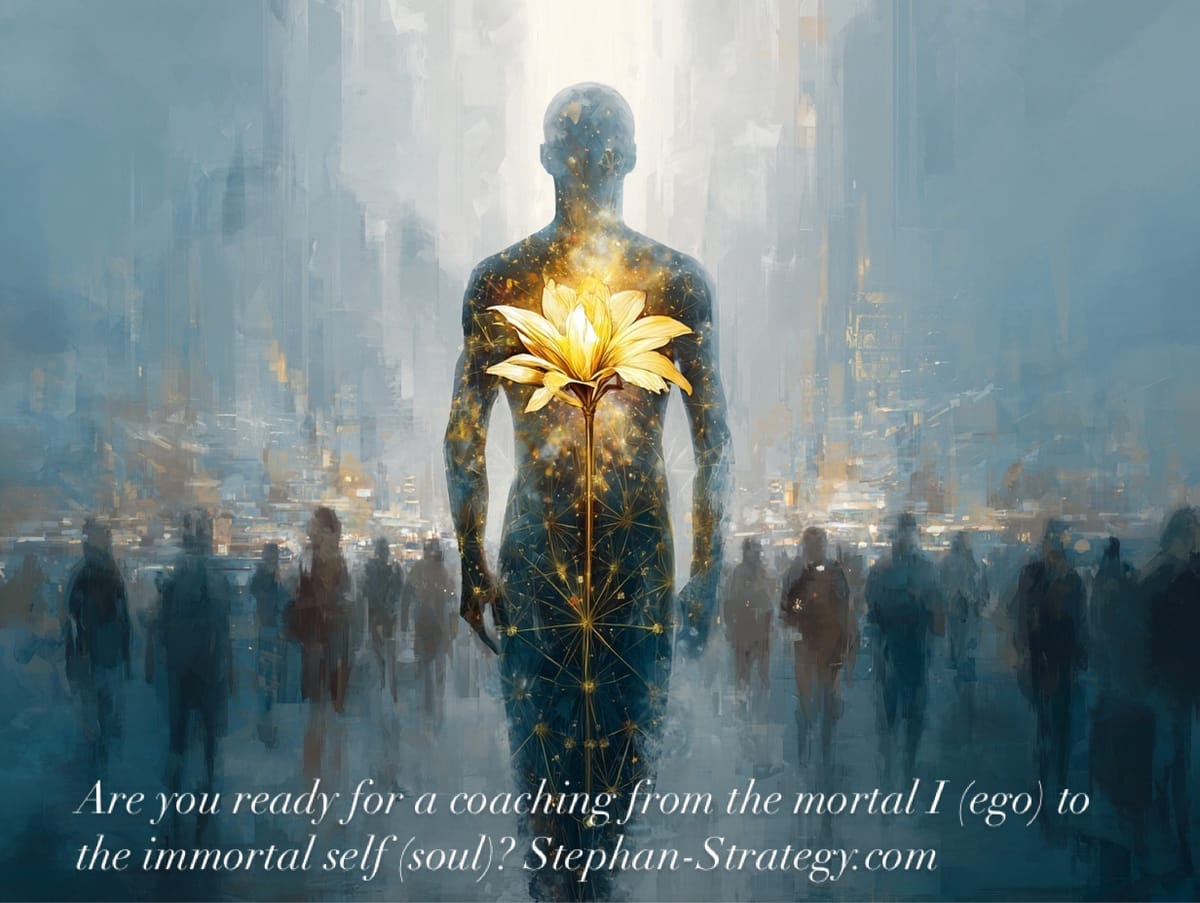 🇬🇧 Are you ready for my coaching from the mortal I (ego) to the immortal self (soul)? 5 questions, decide for yourself: 🤯👉😇❓